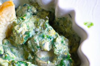 Creamy Vegan Spinach Artichoke Dip: A Flavorful Delight