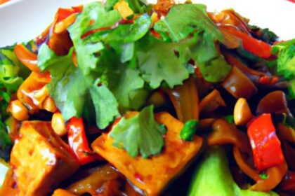 Peanut-Infused Tempeh Stir Fry: A Flavorful Vegan Delight
