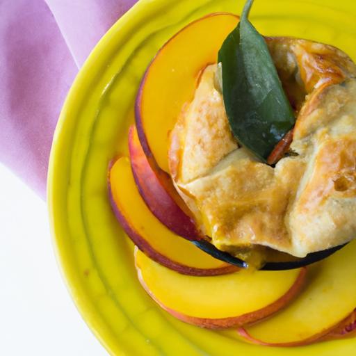 Sweet Harmony: Plant-Based Baked Peach Cobbler Bliss