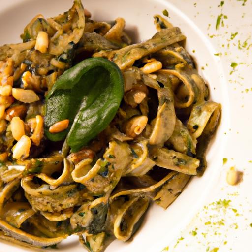 Autumn's Best: Basil Walnut Pesto Pasta Recipe Delight