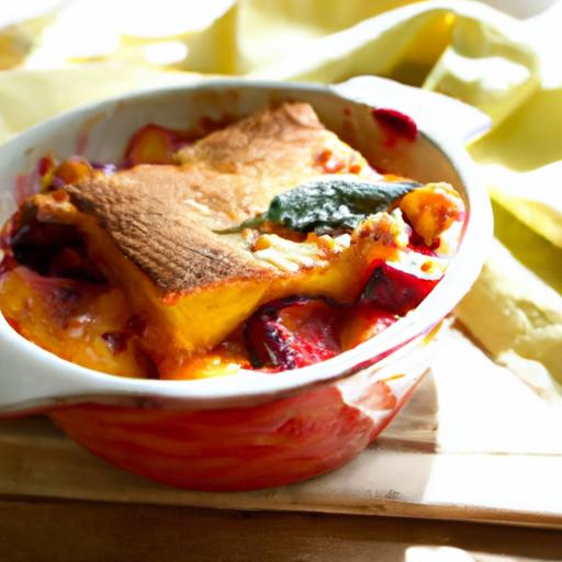 Sweet Harmony: Plant-Based Baked Peach Cobbler Bliss