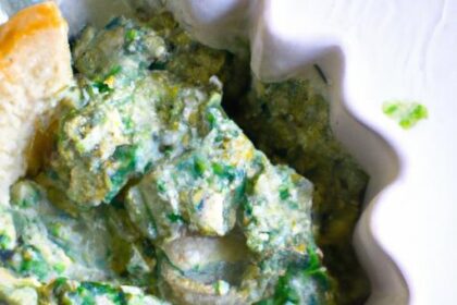Creamy Vegan Spinach Artichoke Dip: A Flavorful Delight