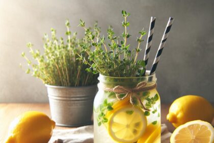 Sip Sunshine: Refreshing Summer Thyme-Infused Lemonade