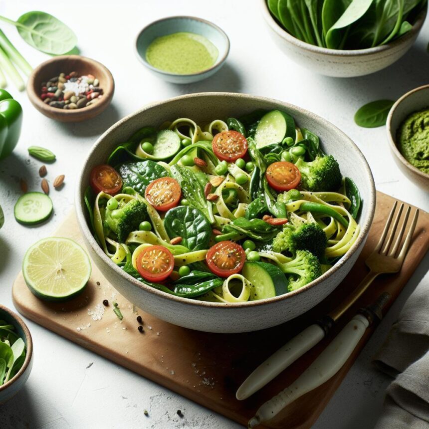 Green Goddess Veggie Pasta Bowls: Fresh, Flavorful Eats