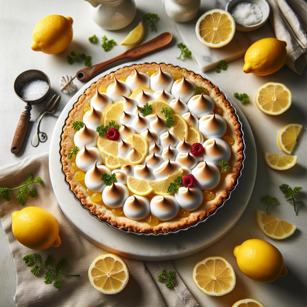 Zesty Lemon Meringue Pie: Crafting Tart-Sweet Perfection