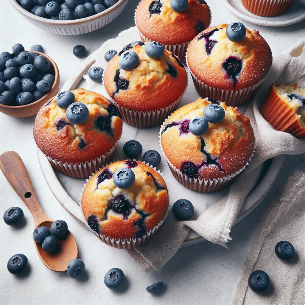 Crispy & Fluffy Air Fryer Blueberry Muffins Made Simple