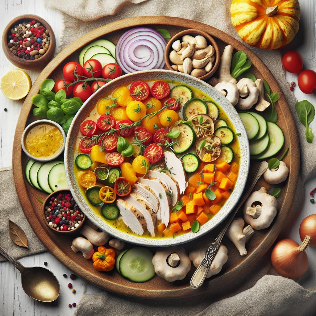 Hearty Harmony: Turkey Meets Squash Soup Delightfully