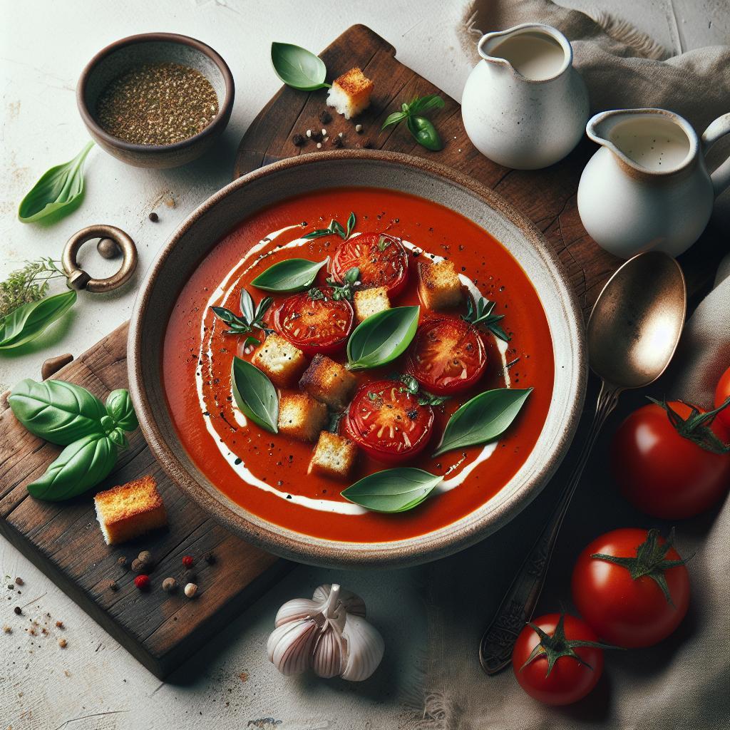 Rich & Rustic Roasted Tomato Soup: A Cozy Culinary Classic