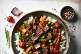 Hearty Beef and Rice Stew: A Comfort Dish to Savor