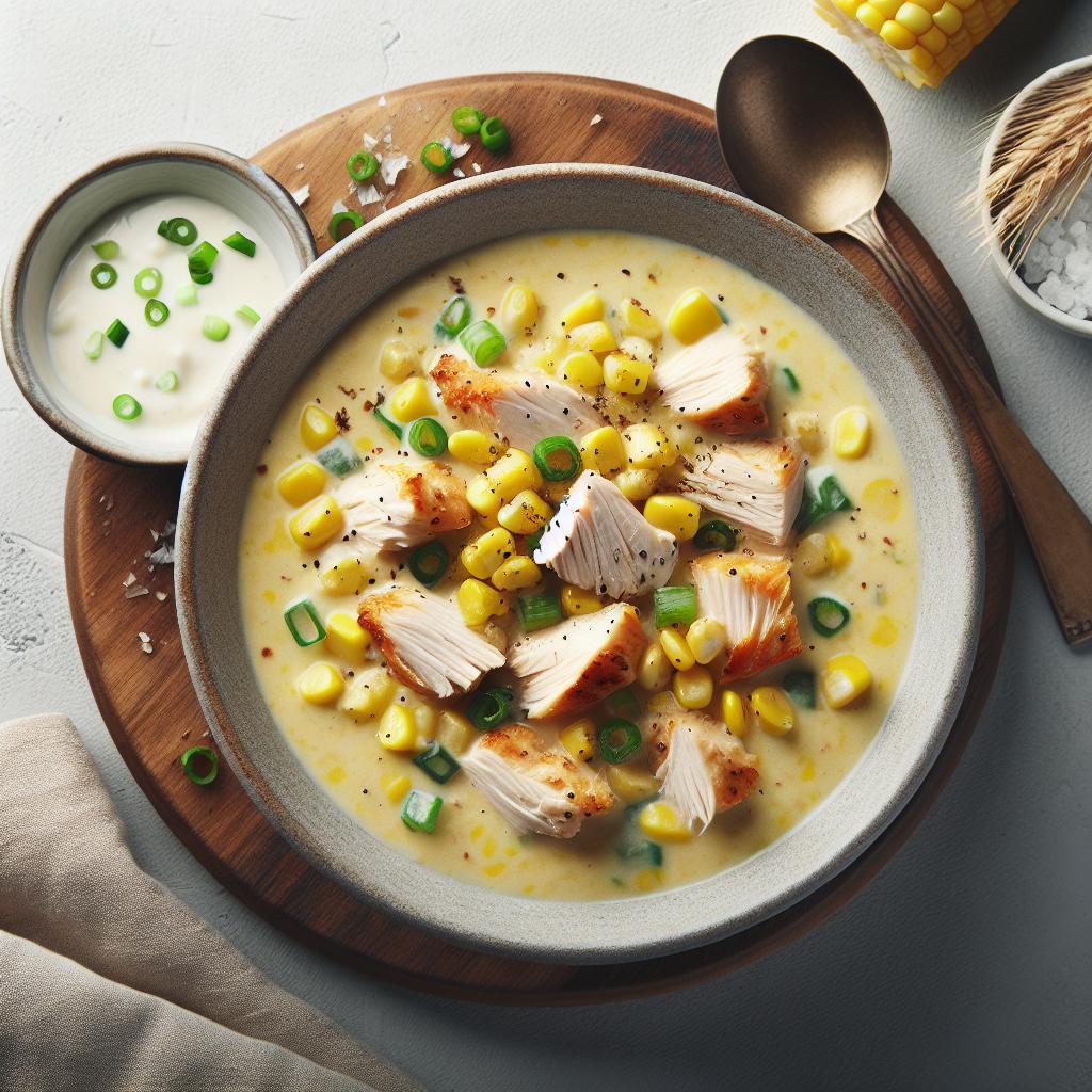 Hearty Chicken Corn Chowder: Comfort in Every Creamy Spoon