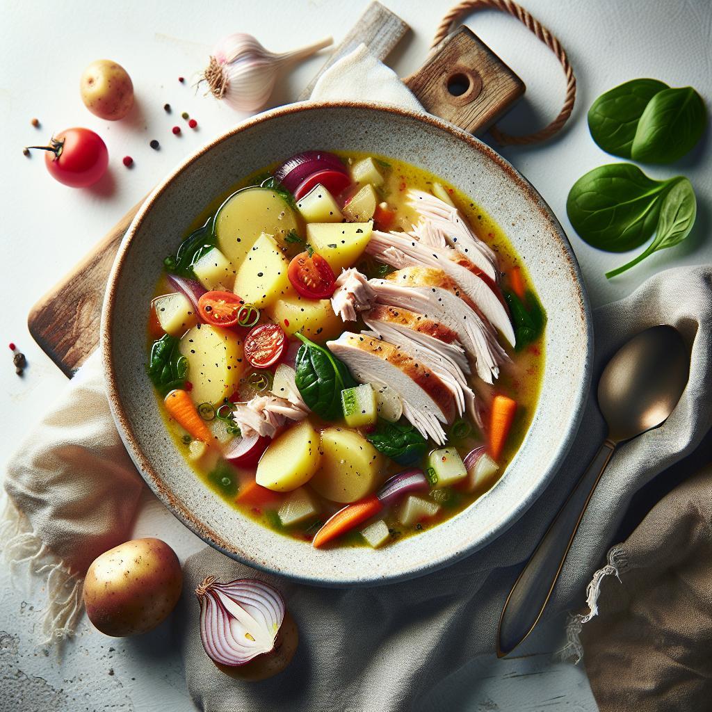 Cozy Up with Turkey and Potato Soup: A Hearty Delight
