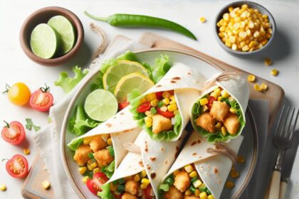 Crunchy Chicken Corn Wraps: A Flavor-Packed Delight