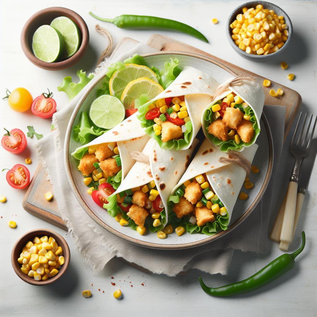 Crunchy Chicken Corn Wraps: A Flavor-Packed Delight