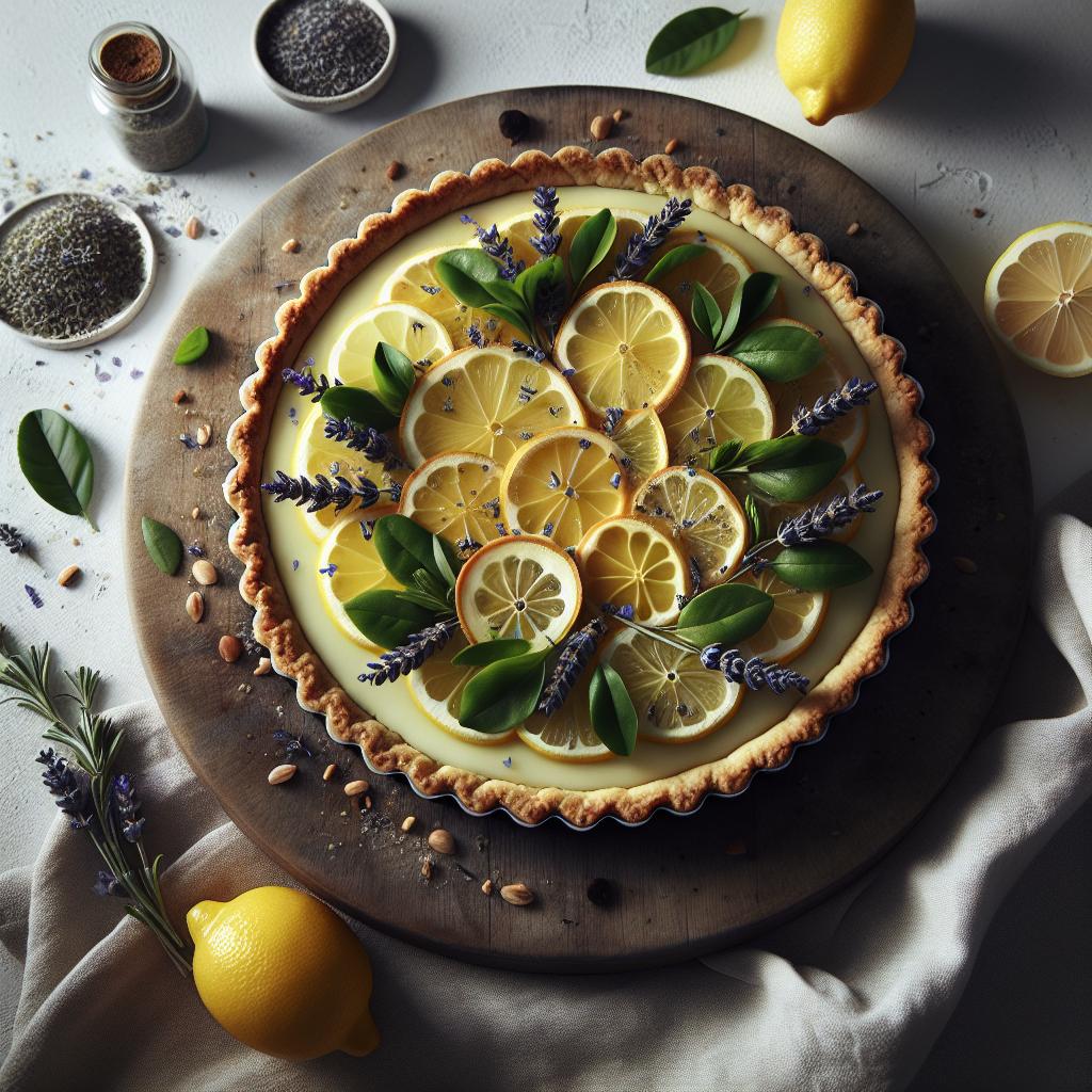 Zesty Lemon & Lavender Tart: A Symphony of Flavors