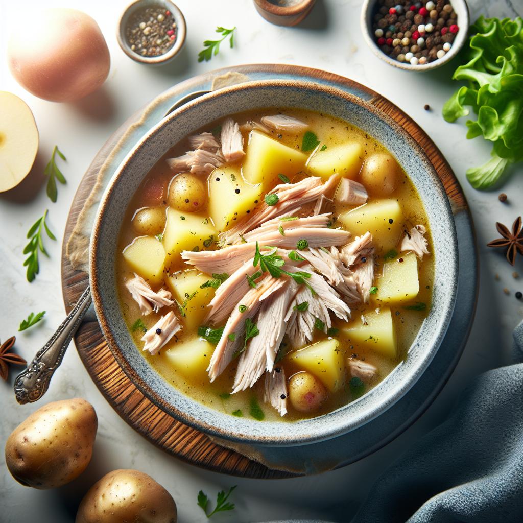 Cozy Up with Turkey and Potato Soup: A Hearty Delight