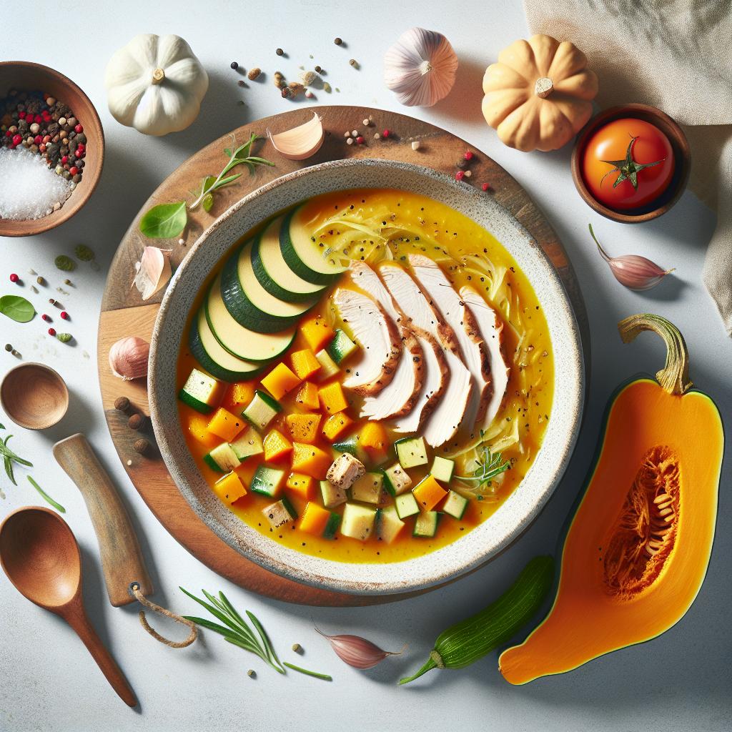 Savoring Turkey and Squash Soup: A Comforting Fall Delight