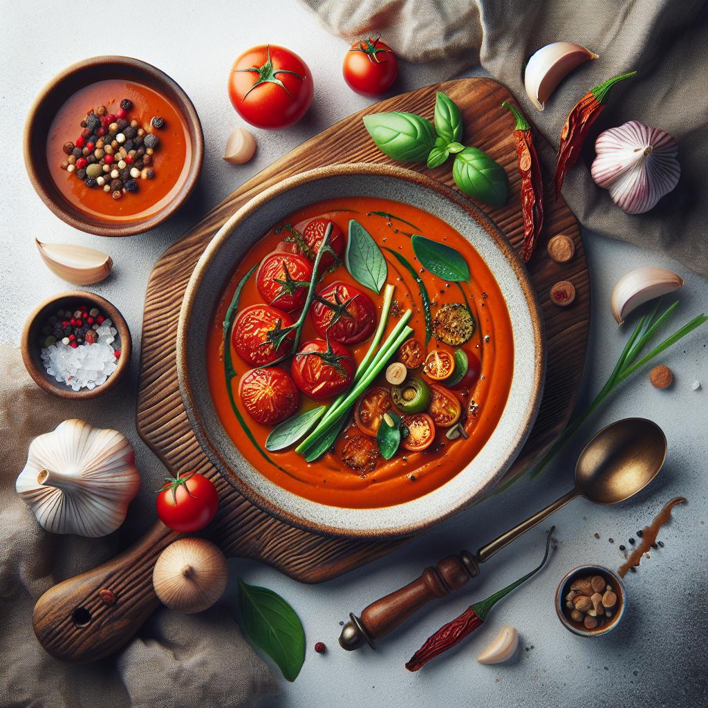 Rich & Rustic Roasted Tomato Soup: A Cozy Culinary Classic