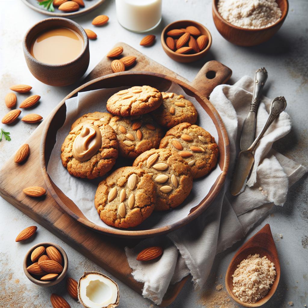 Wholesome Almond Flour Cookies: Easy Vegan Peanut Butter Treats