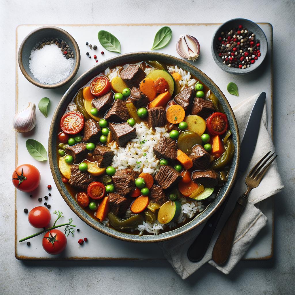 Hearty Beef and Rice Stew: A Comfort Dish to Savor