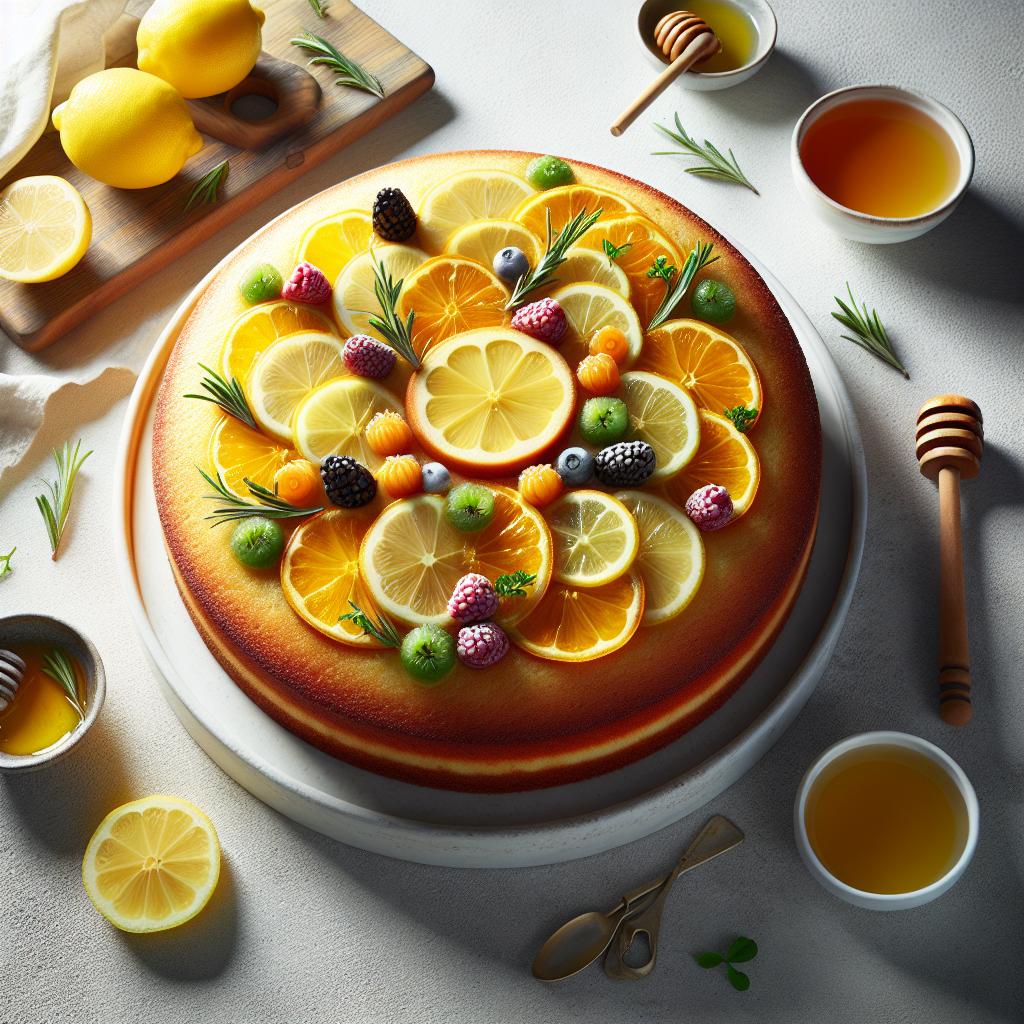 Zesty Lemon Honey Cake: A Sweet Twist on Classic Dessert