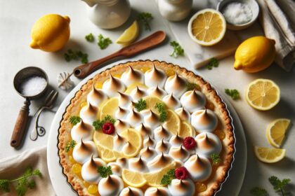 Zesty Lemon Meringue Pie: Crafting Tart-Sweet Perfection