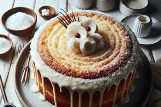 Whip Up a Light & Lush Coconut Flour Vanilla Cake Delight