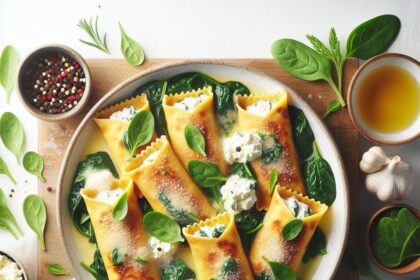 Savor Manicotti: Creamy Ricotta & Spinach Recipe Magic