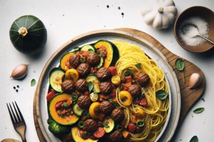 Twist on Tradition: Savory Meat Sauce Meets Spaghetti Squash