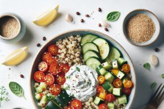 Savor Mediterranean Magic: Greek Quinoa Bowls with Tzatziki