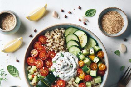 Savor Mediterranean Magic: Greek Quinoa Bowls with Tzatziki