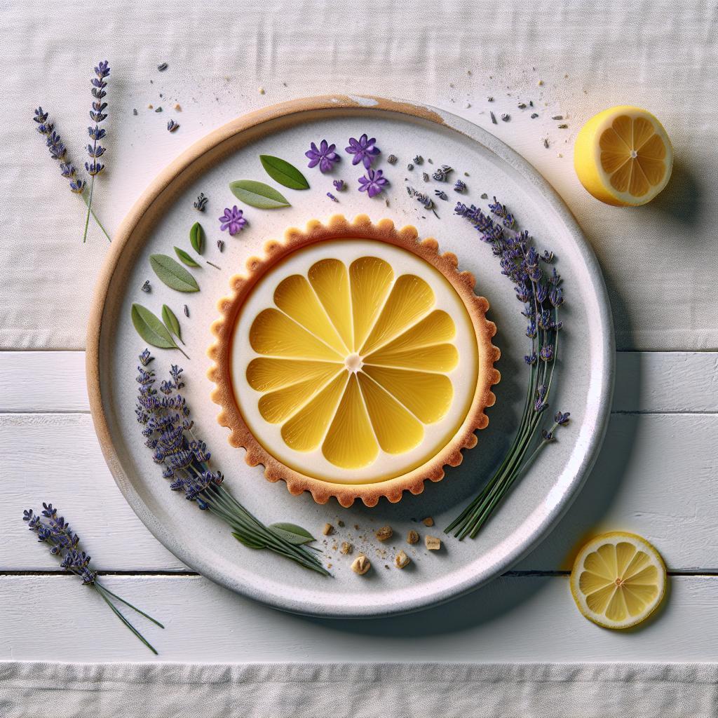 Zesty Lemon & Lavender Tart: A Symphony of Flavors
