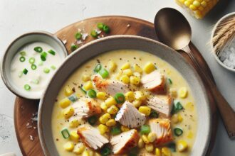 Hearty Chicken Corn Chowder: Comfort in Every Creamy Spoon