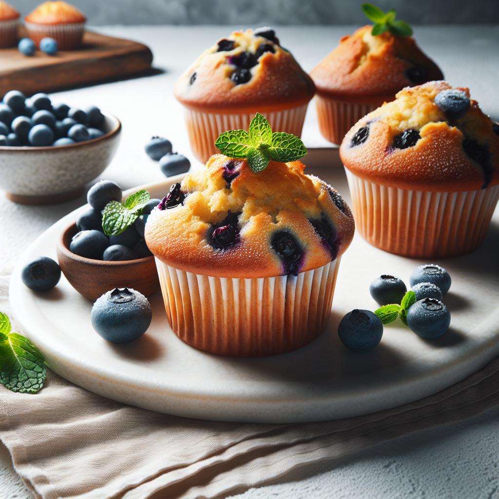 Crispy & Fluffy Air Fryer Blueberry Muffins Made Simple