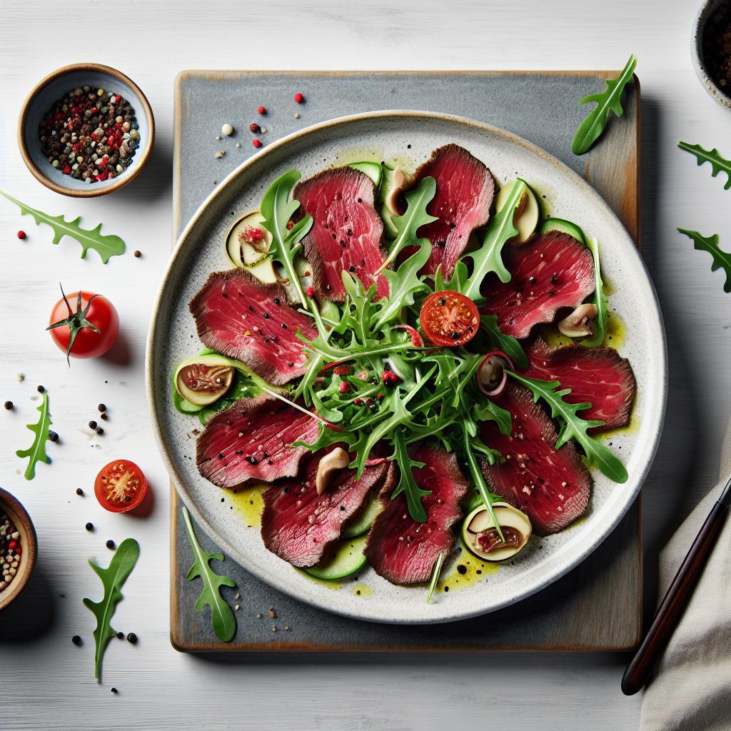 Elevate Your Plate: The Art of Beef Carpaccio Arugula