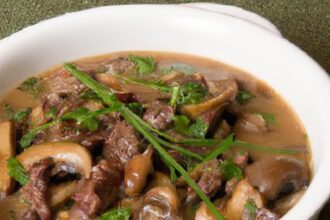 Hearty Beef Mushroom Stew: A Comforting Winter Classic