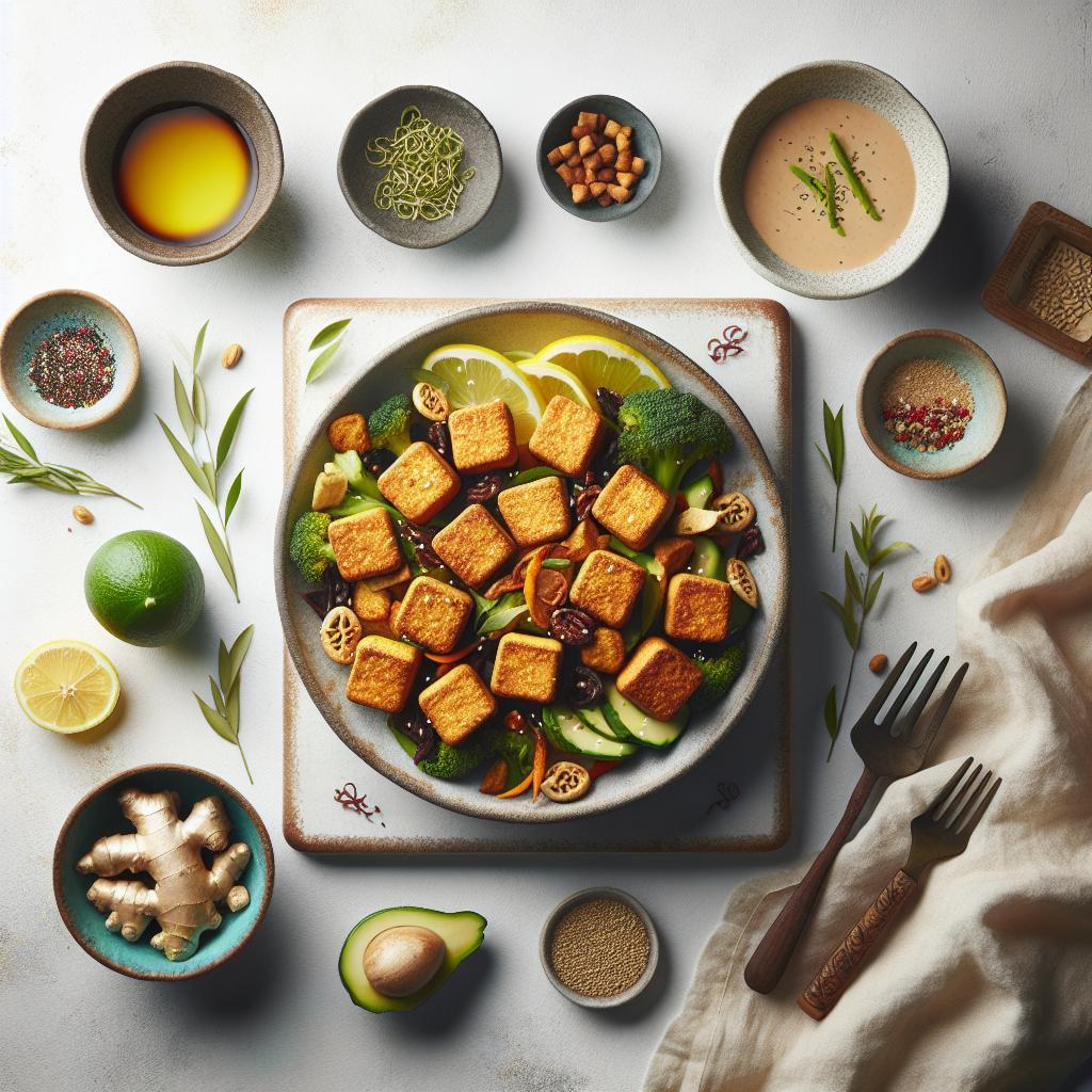 Crispy Tofu Ginger Bites: A Zesty Plant-Based Delight
