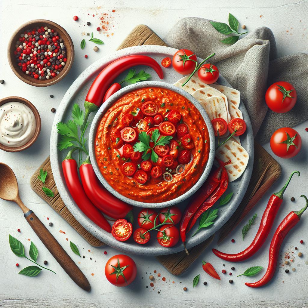 Fiery Red Pepper Tomato Dip: A Bold Twist on Classic Flavor