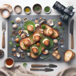 Seared Scallops on Artisan Bread: A Flavorful Delight