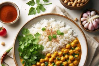 Hearty Chickpea Curry Rice: A Flavorful Comfort Feast