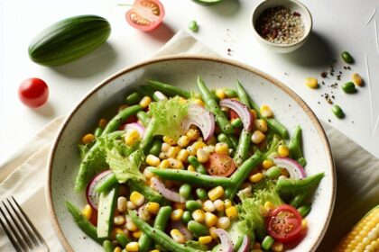 Harvest Flavor: Crafting a Savory Corn Bean Salad Delight