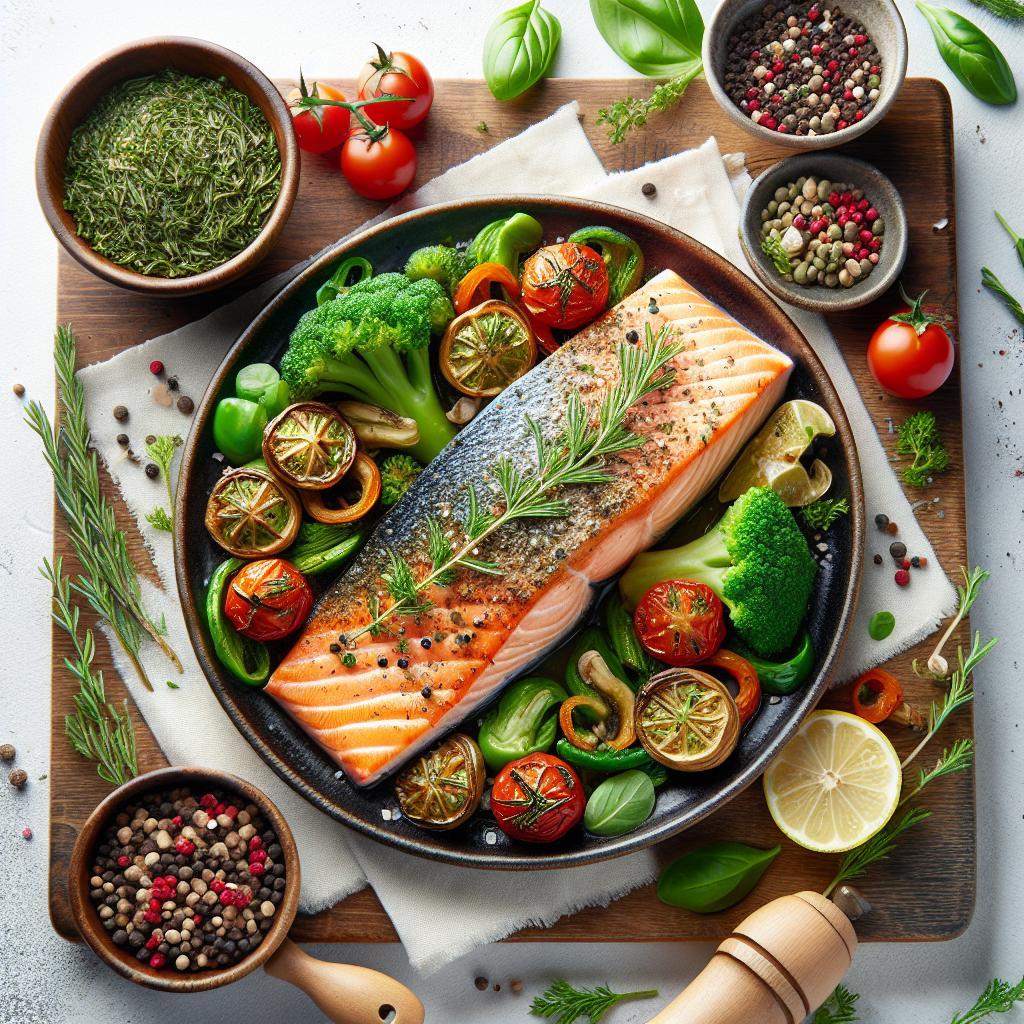 Herb-Kissed Baked Salmon: A Flavorful, Healthy Delight