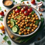 Crispy Garlic Roasted Chickpeas: A Savory Snack Delight
