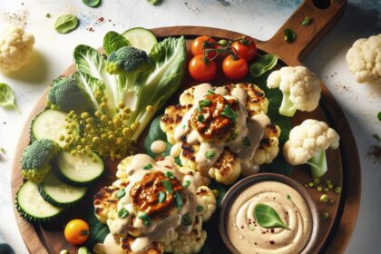 Cauliflower Steaks Tahini: A Nutty Twist on Veggie Dinner