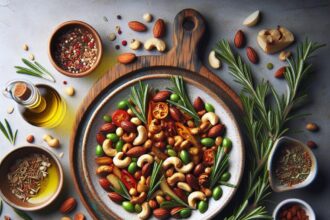 Aromatic Spiced Nut Mix with Rosemary: Flavor Unleashed