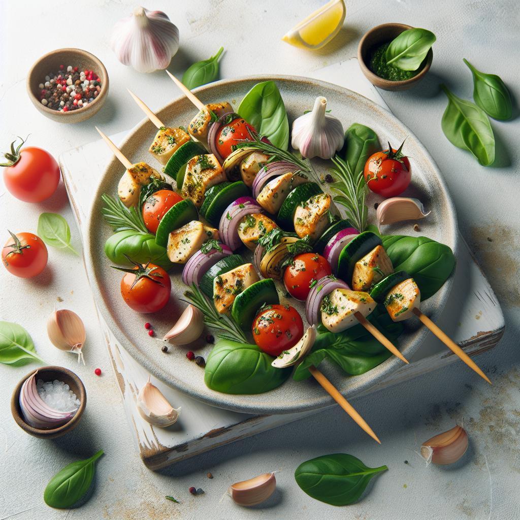 Savor the Flavor: Garlic Herb Skewers Perfected