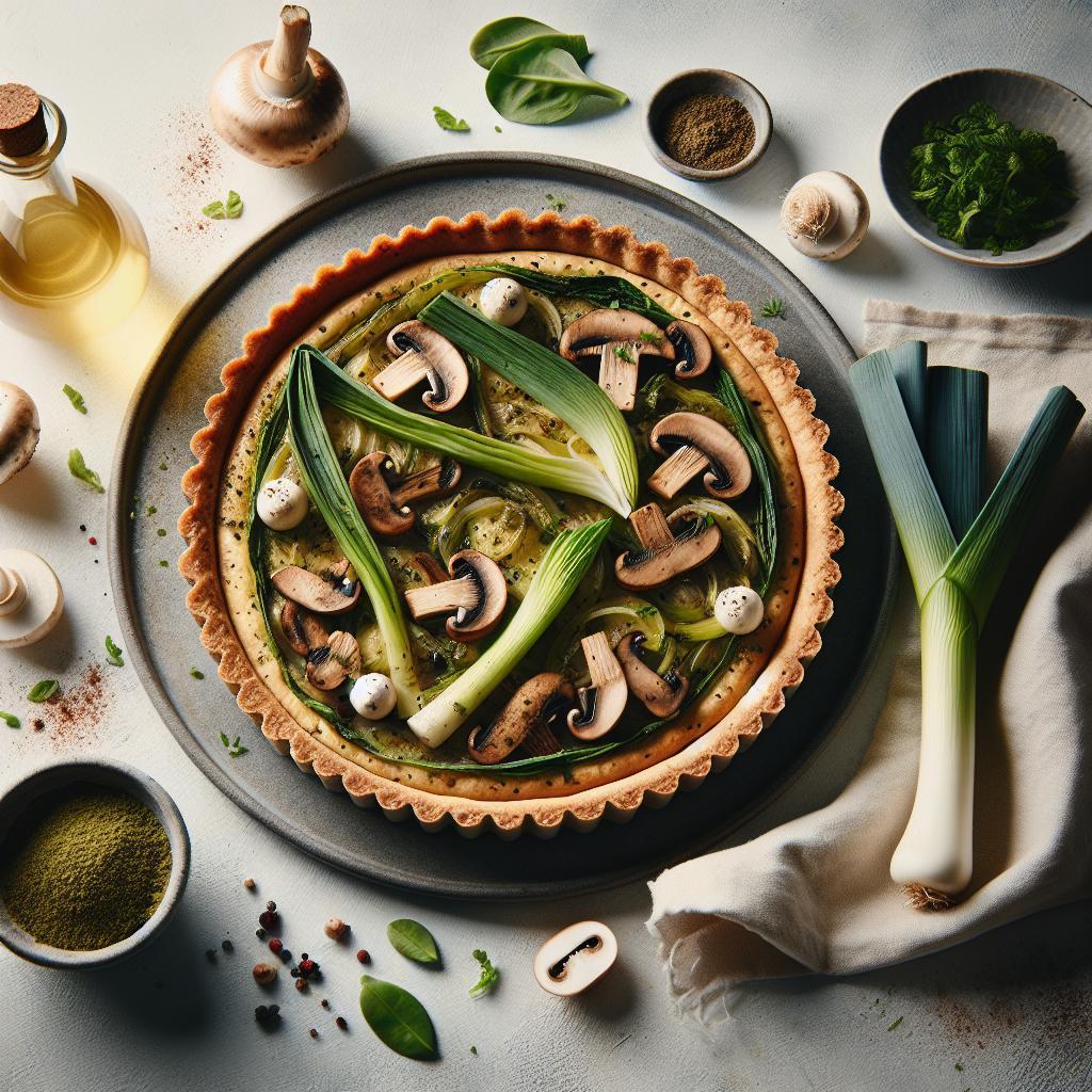 Earthy Elegance: Crafting the Perfect Savory Mushroom Leek Tart