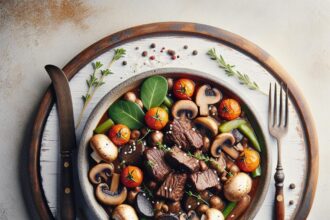 Hearty Beef and Mushroom Stew: A Savory Comfort Classic