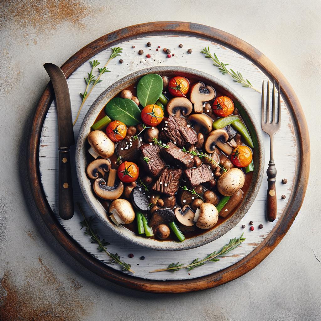 Hearty Beef and Mushroom Stew: A Savory Comfort Classic