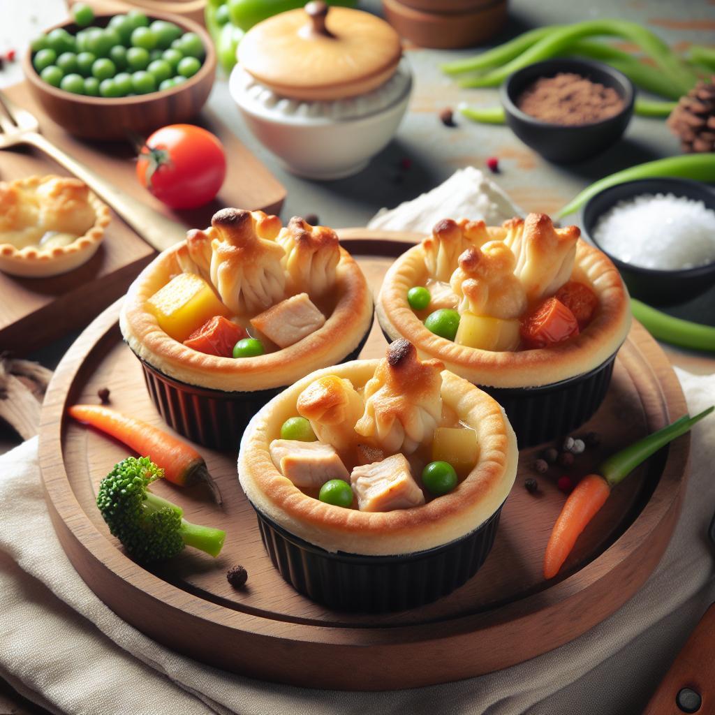 Cozy Up with Mini Chicken Pot Pies: A Bite-Sized Classic