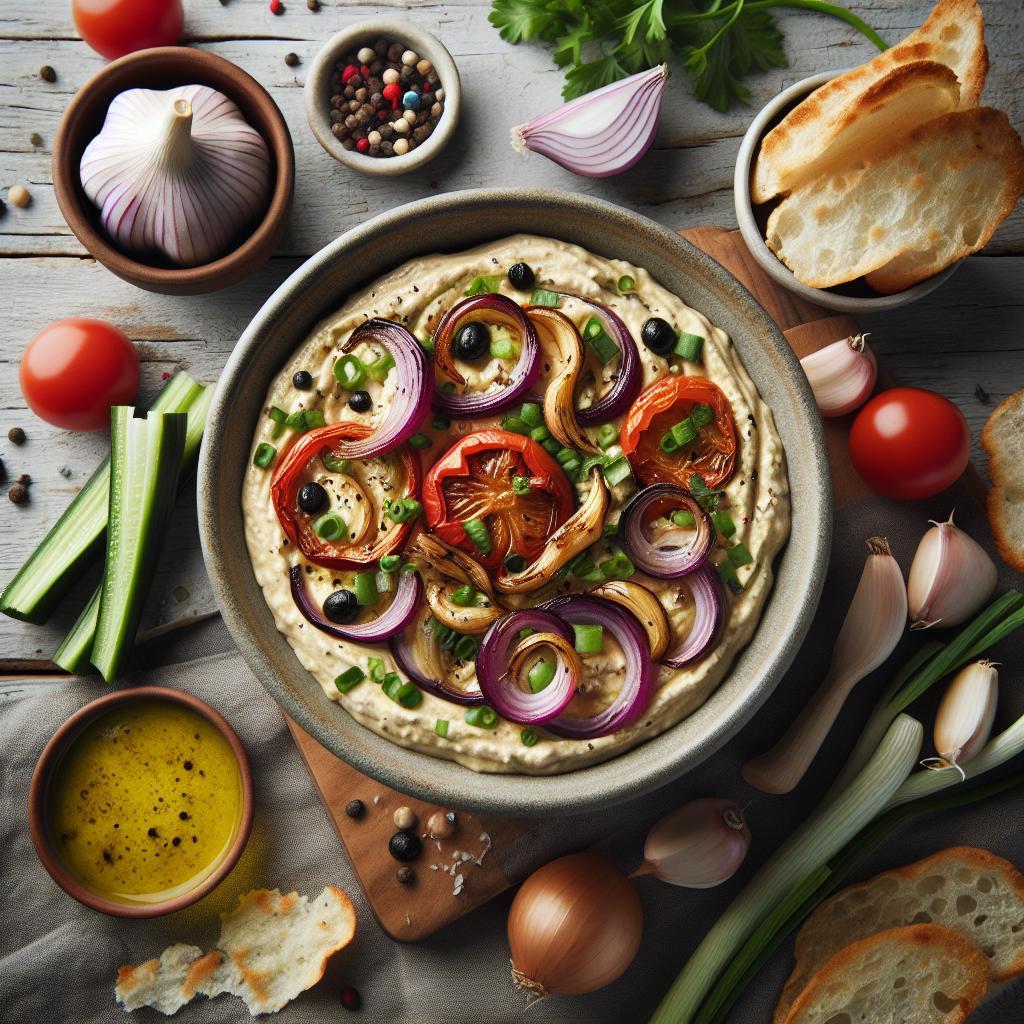 Unlock Flavor: How to Make Irresistible Roasted Onion Garlic Dip